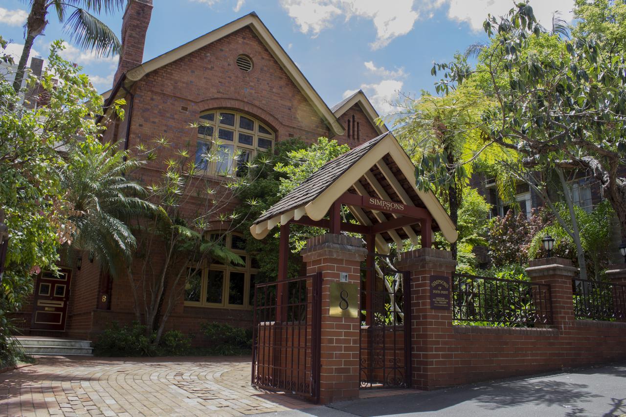 Simpsons Of Potts Point Hotel Sidney Exterior foto